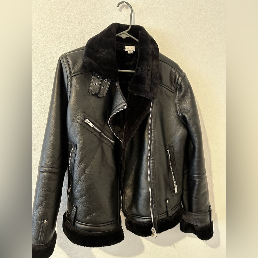 Leather jacket